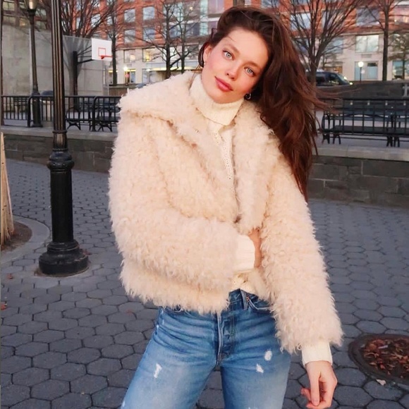 Rouje Serge Faux Fur Coat - Picture 2 of 7